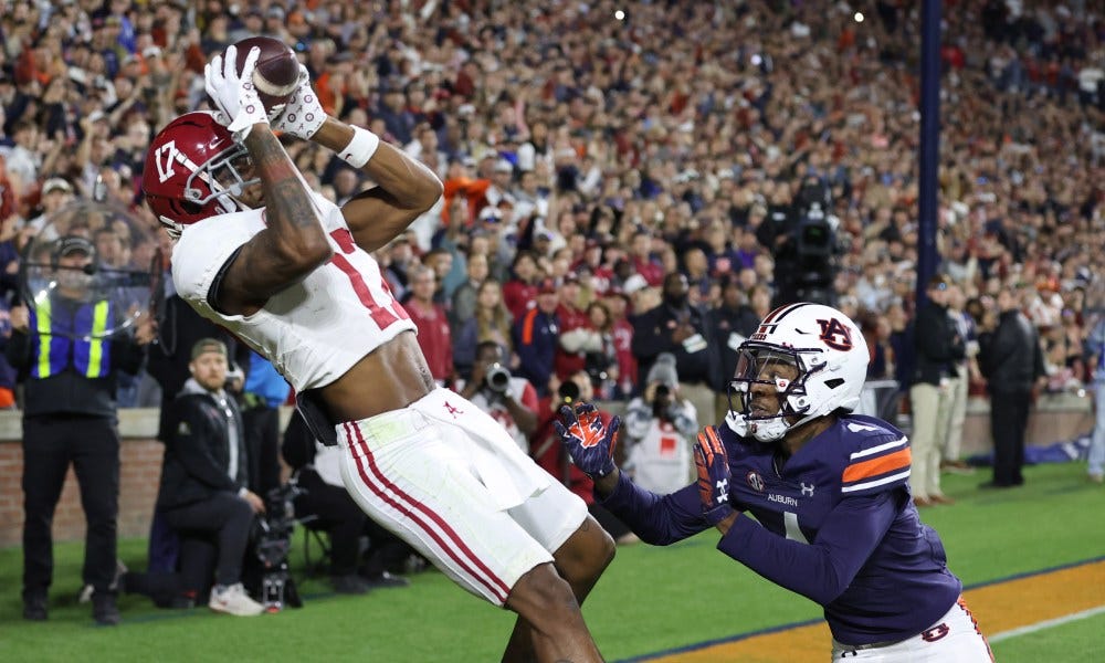 Jalen Milroe's miracle Alabama TD capped off chaotic Iron Bowl in win vs.  Auburn