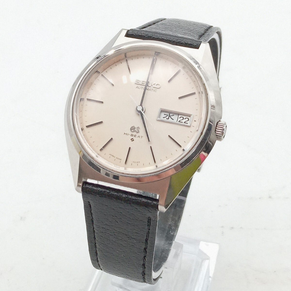 杉本3月No.80 可動品 腕時計 SEIKO セイコー 5646-7010 ブラック系 デイデイト グランドセイコー ブランド時計