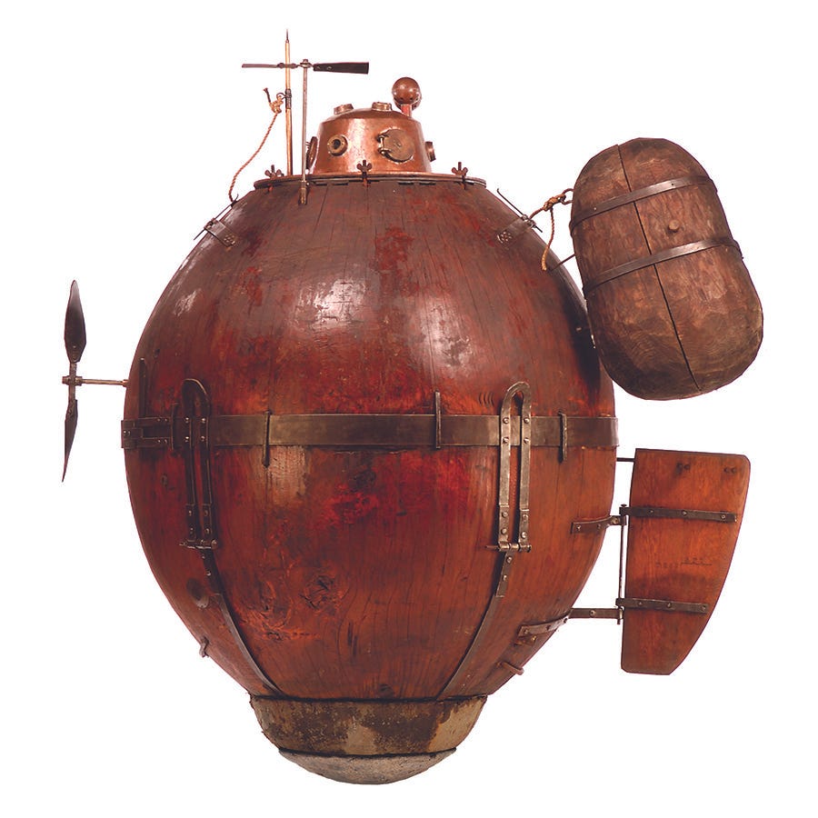 BUSHNELL TURTLE SUBMARINE — Handshouse Studio BUSHNELL TURTLE SUBMARINE — Handshouse Studio