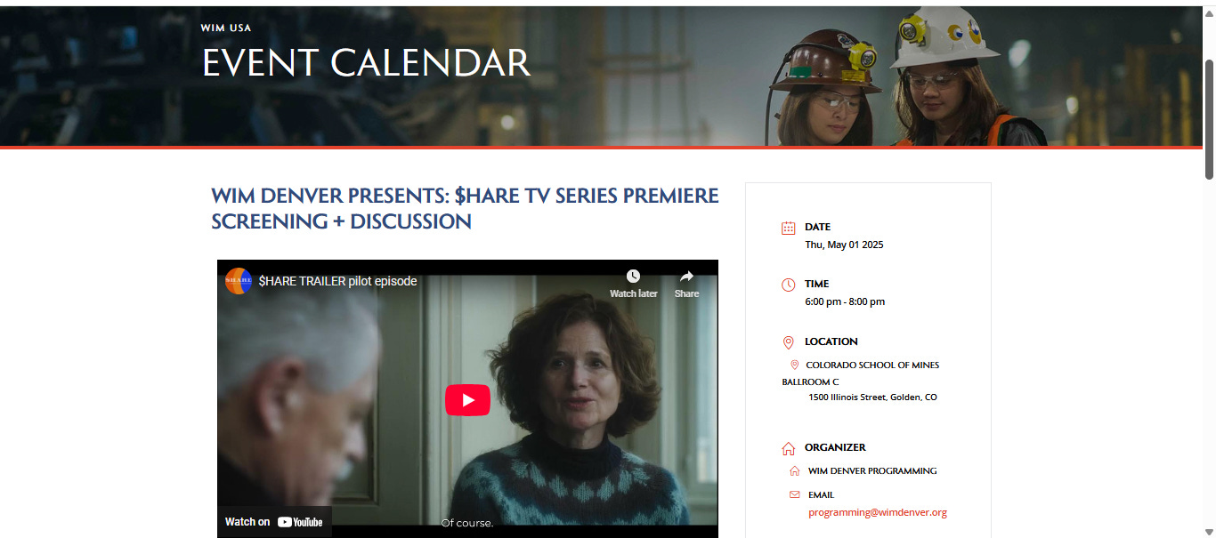 Event Calendar: $HARE and WIM