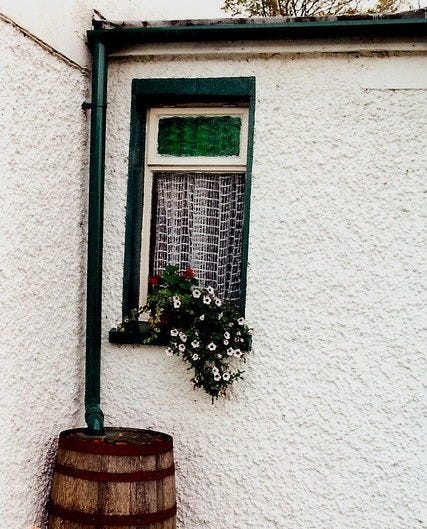File:Kilmeadan - The Cosy Thatch Pub rain barrel - geograph.org.uk - 1635414.jpg