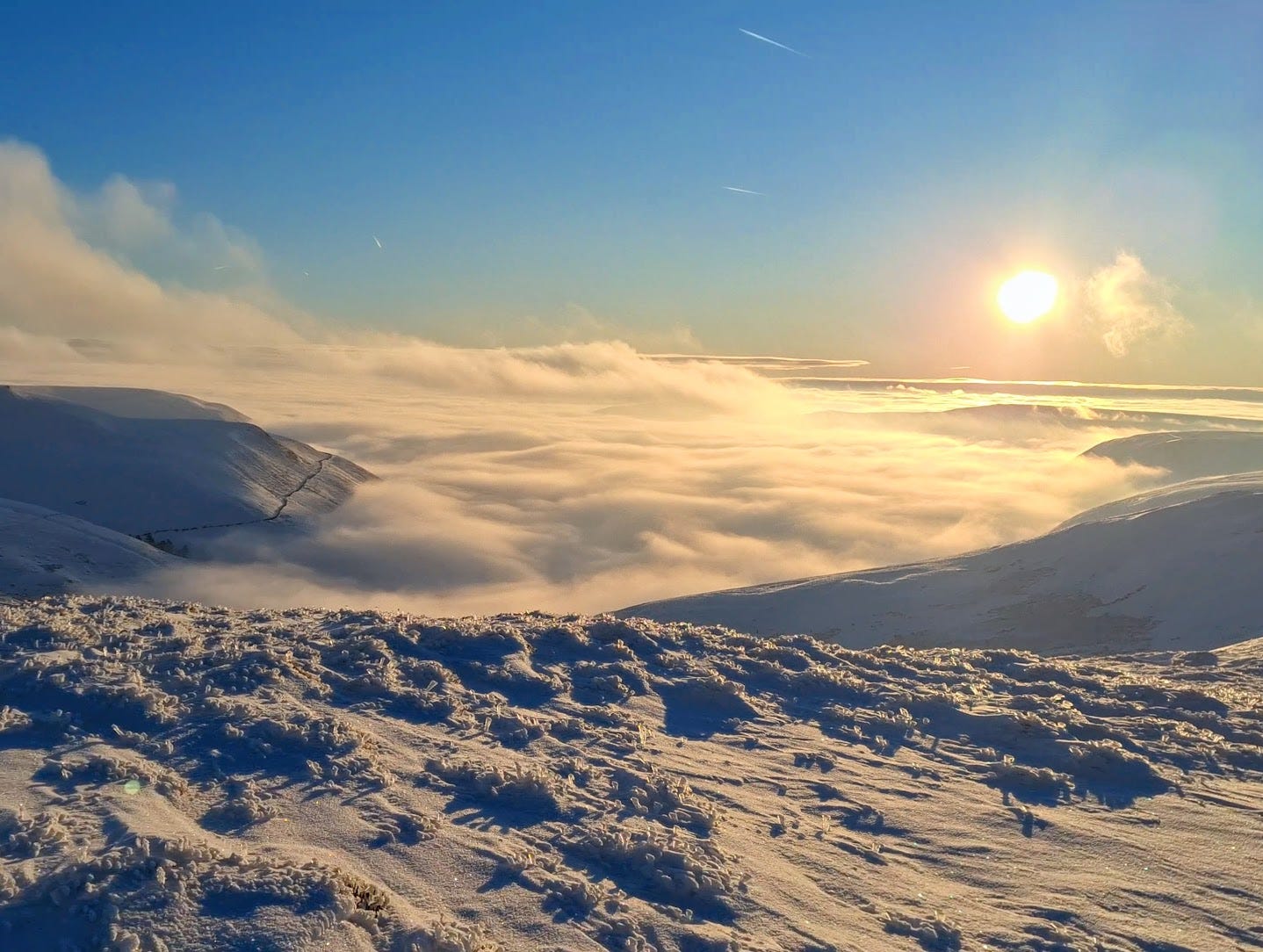 Cloud inversion over Hope Valley