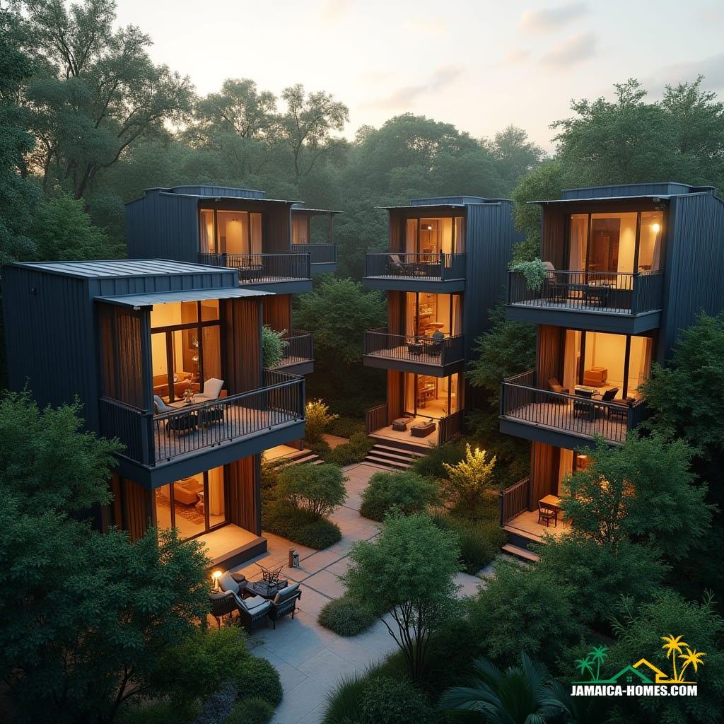 Forest Courtyard Stacks