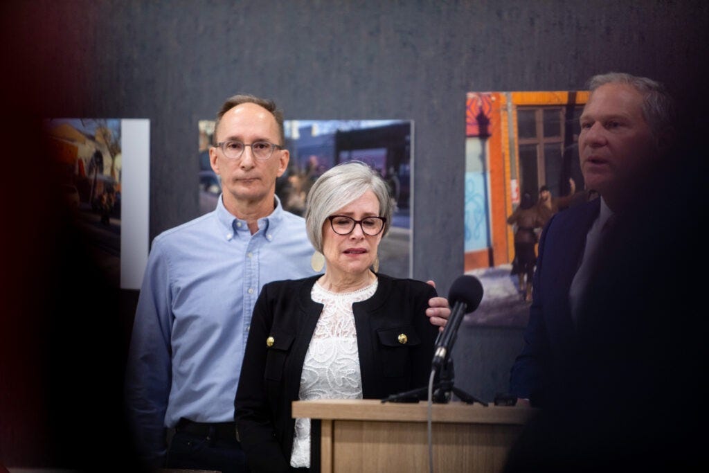 Alex Pretti’s parents, Susan and Michael Pretti, speak during a press conference Tuesday, Oct. 27, 2026 in downtown Minneapolis alongside their attorney Steve Schleicher, calling for the federal government to release evidence and cooperate with state officials in the investigation into their son’s death at the hands of federal agents last January. (Photo by Nicole Neri/Minnesota Reformer) Alex Pretti’s parents, Susan and Michael Pretti, speak during a press conference Tuesday, Oct. 27, 2026 in downtown Minneapolis alongside their attorney Steve Schleicher, calling for the federal government to release evidence and cooperate with state officials in the investigation into their son’s death at the hands of federal agents last January. (Photo by Nicole Neri/Minnesota Reformer)