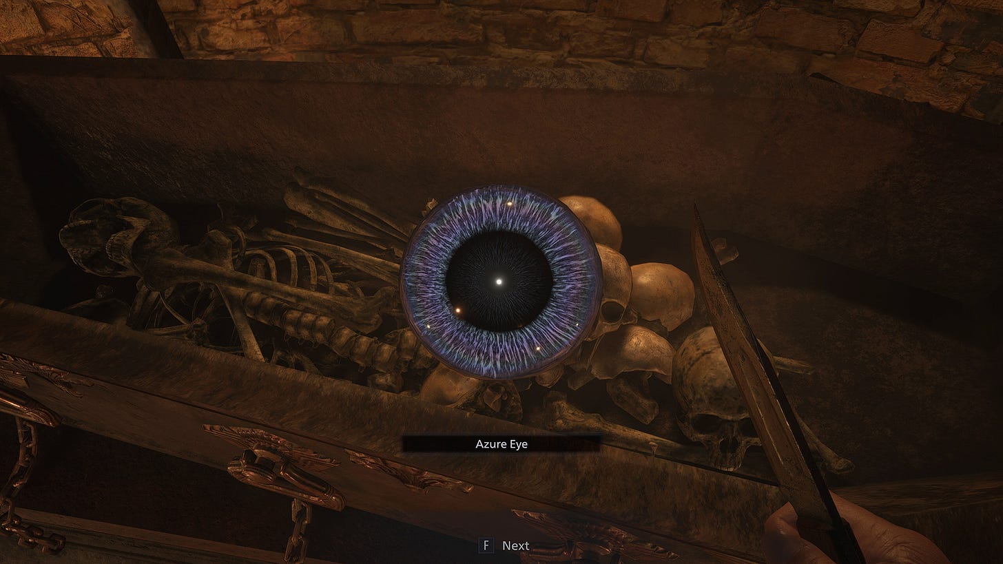 Resident Evil Village Azure Eye: How to find it | PC Gamer