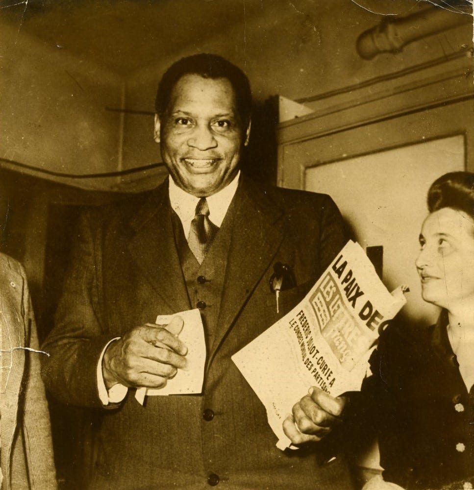 Paul Robeson in Manchester – Race Archive