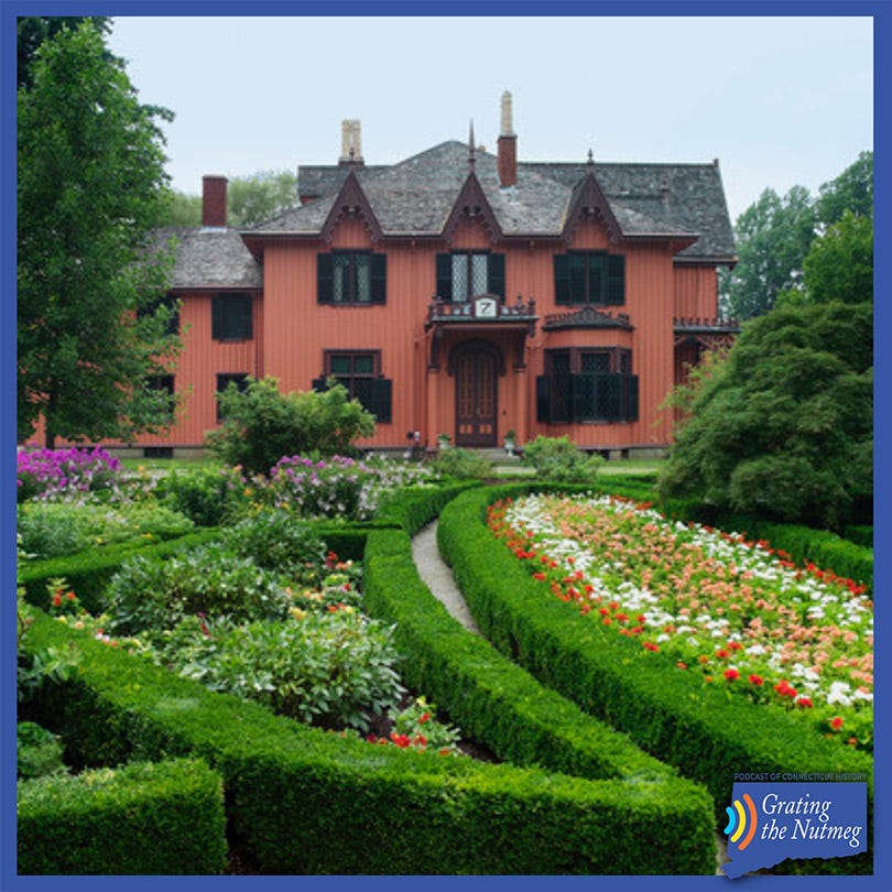 Connecticut’s Very Pink House-Roseland Cottage