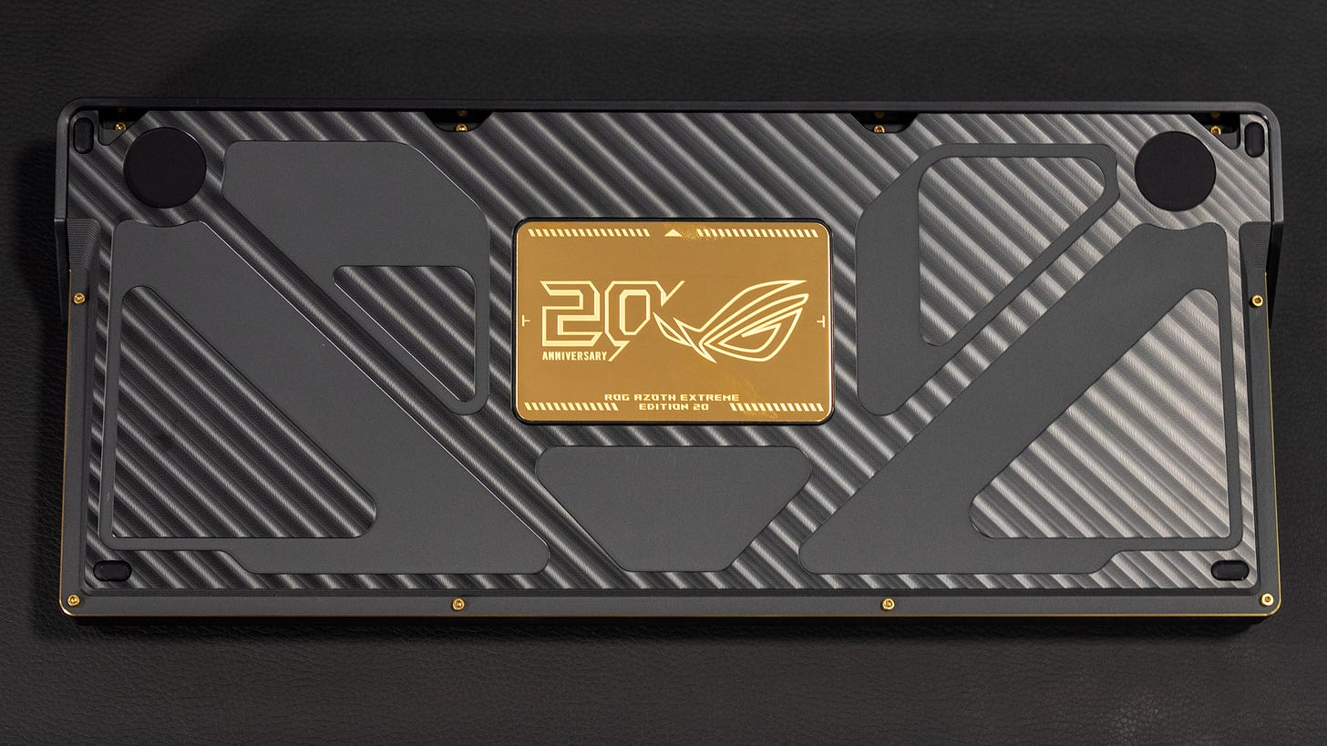 Asus ROG Azoth Extreme Edition 20 gaming keyboard review Asus ROG Azoth Extreme Edition 20 gaming keyboard review