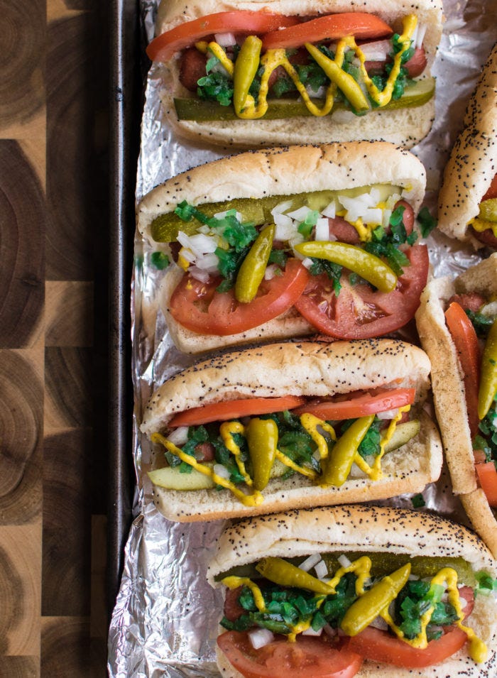 Chicago Style Hot Dogs | Carolyn's Cooking