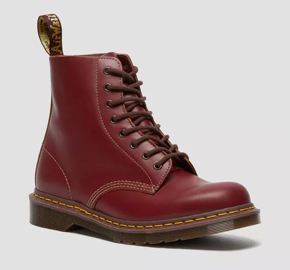 A pair of Doc Martens