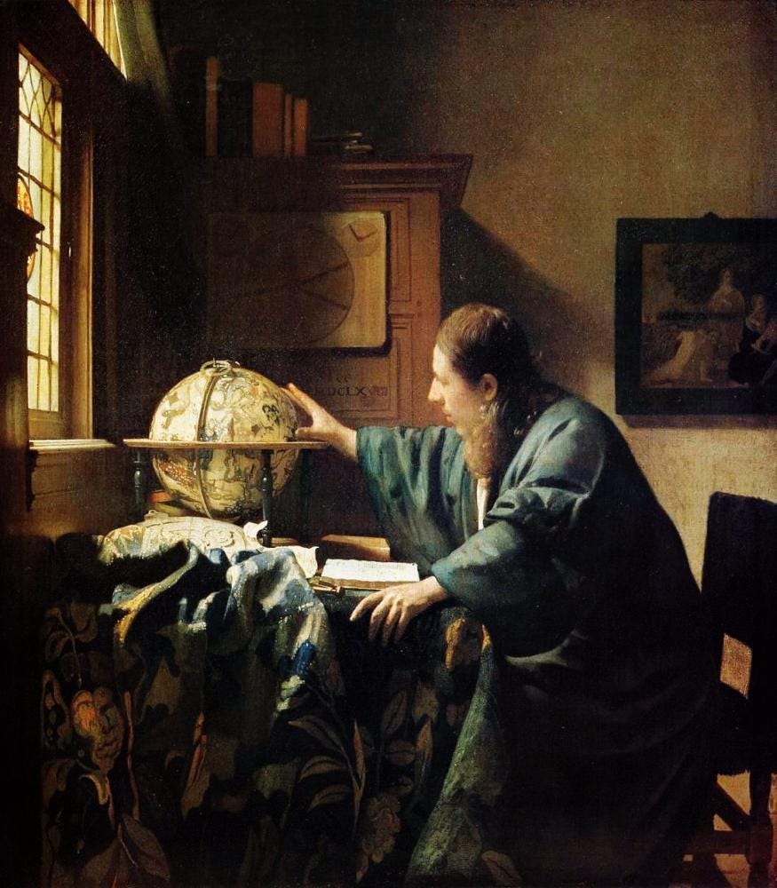Reflection on space through Vermeer: Where is The Geographer? | by Dina  Krichker | Medium