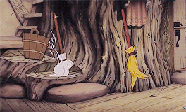 Sleeping Beauty (1959) Merryweather cleaning around the ...