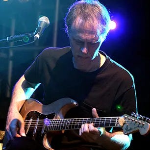 LEFT TO RIGHT: Matthew McConaughey (Fanpop); Nisi Shawl*; George R.R. Martin, Nov 2025 in Santa Fe, New Mexico (Daniel Prakopcyk); Wendi Whitmore @ Converge23 (LinkedIn); Bob Weir in West Hollywood, 1976 (Mark Sullivan/Getty); Tom Verlaine (McGhie/WireImage); *Courtesy of Artist 