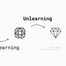 Unlearning is Underrated.