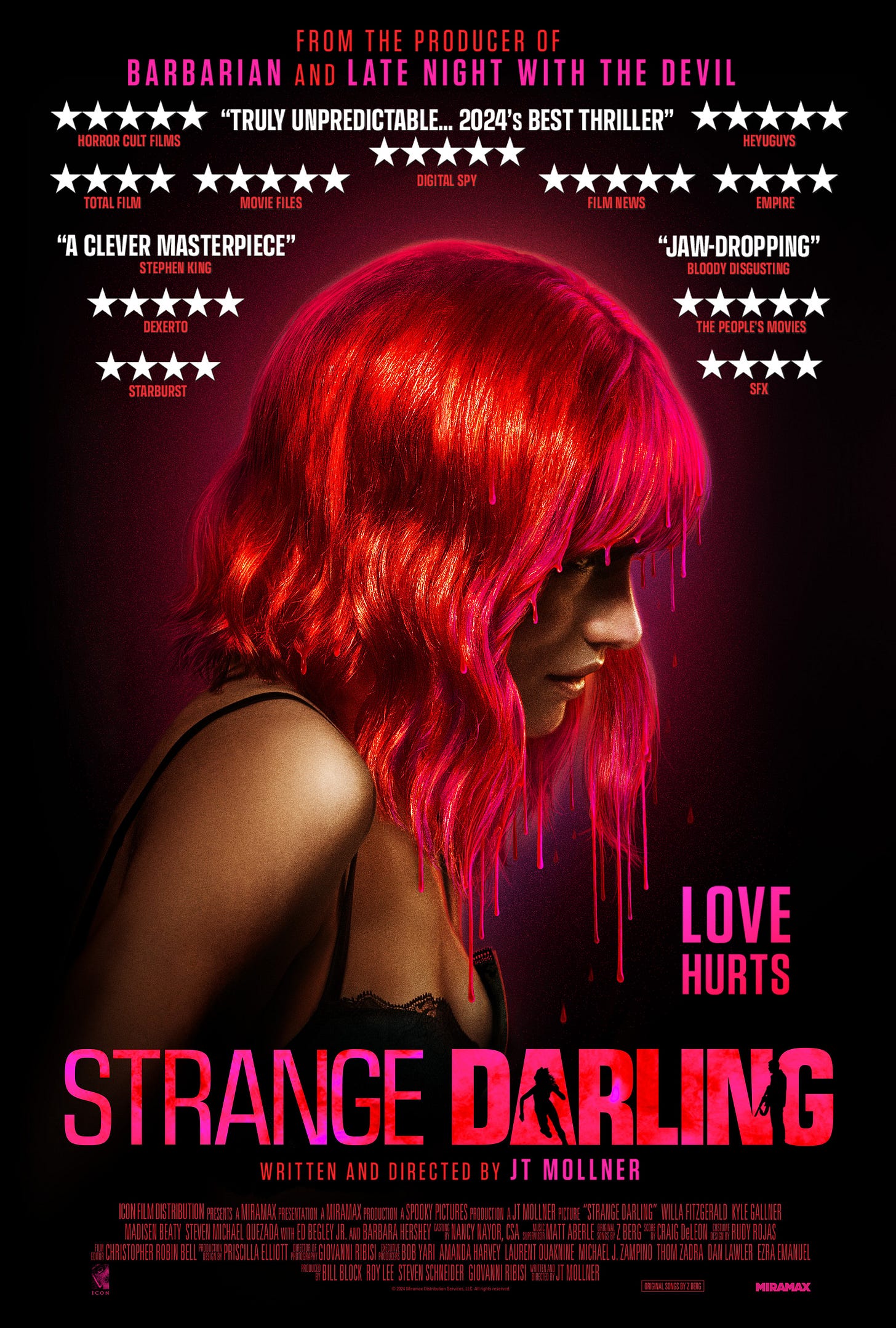 Strange Darling movie poster