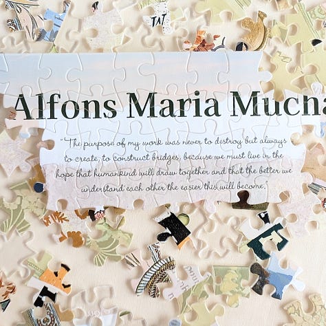 Piece Relax Alfons Mucha Reverie Diary