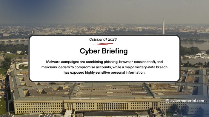 Cyber Briefing – October 1, 2026: CyberMaterial
