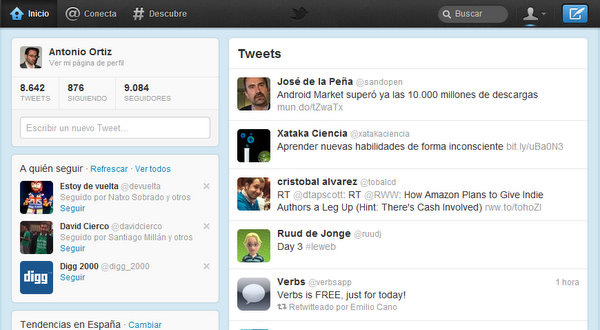 nuevo diseño de Twitter nuevo diseño de Twitter