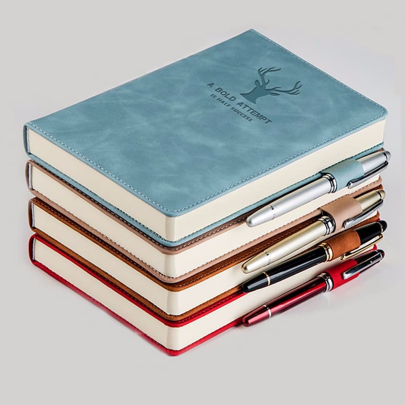 360 Pages Super Thick Wax Sense Leather A5 Notebook Business Office Daily  Work Notebook NotebookS Free Portrayal Company Logo|Notebooks| - AliExpress