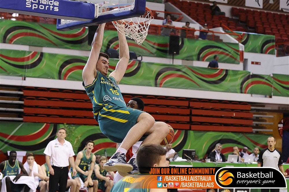 Isaac Humphries | Photo courtesy FIBA - via Basketball Australia Isaac Humphries | Photo courtesy FIBA - via Basketball Australia