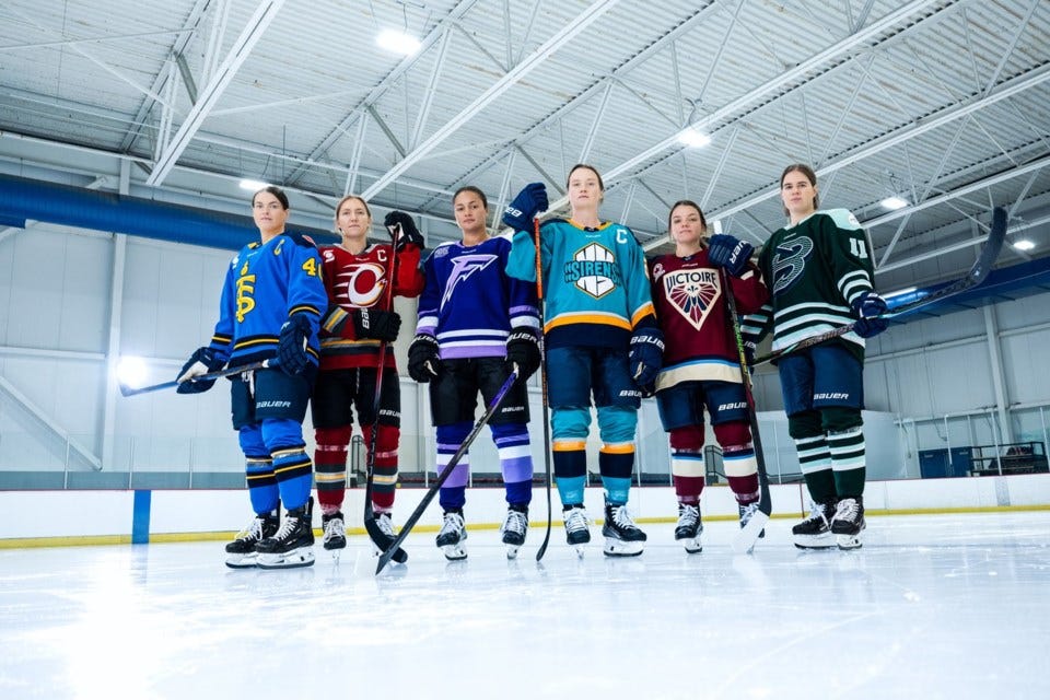 PWHL unveils game jerseys with new team names, logos - Athabasca, Barrhead  & Westlock News