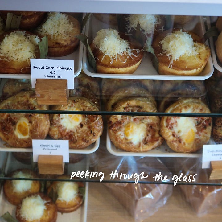 Cafe Mochiko pastry case