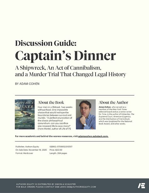 Captain's Dinner Academic Discussion Guide