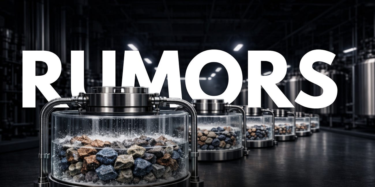The race for a faster way to get critical mineral supply | Rumors