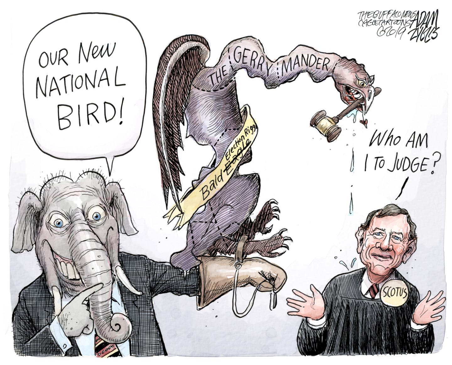 Republican packed Supreme Court allows partisan gerrymandering