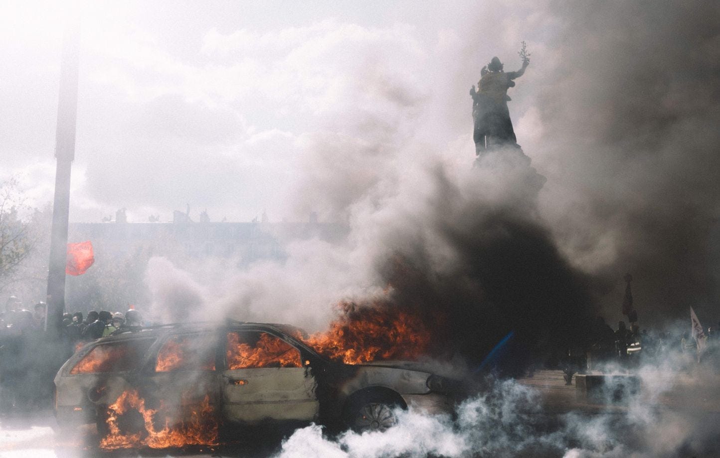 En images : Retour sur la manifestation et les violences du 17 octobre