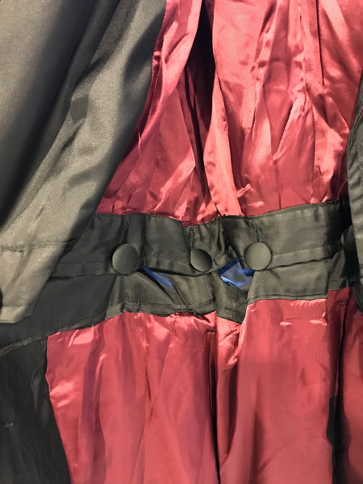 Vertigo Trench Coat, Arturo Obegero Homme Fatal FW23