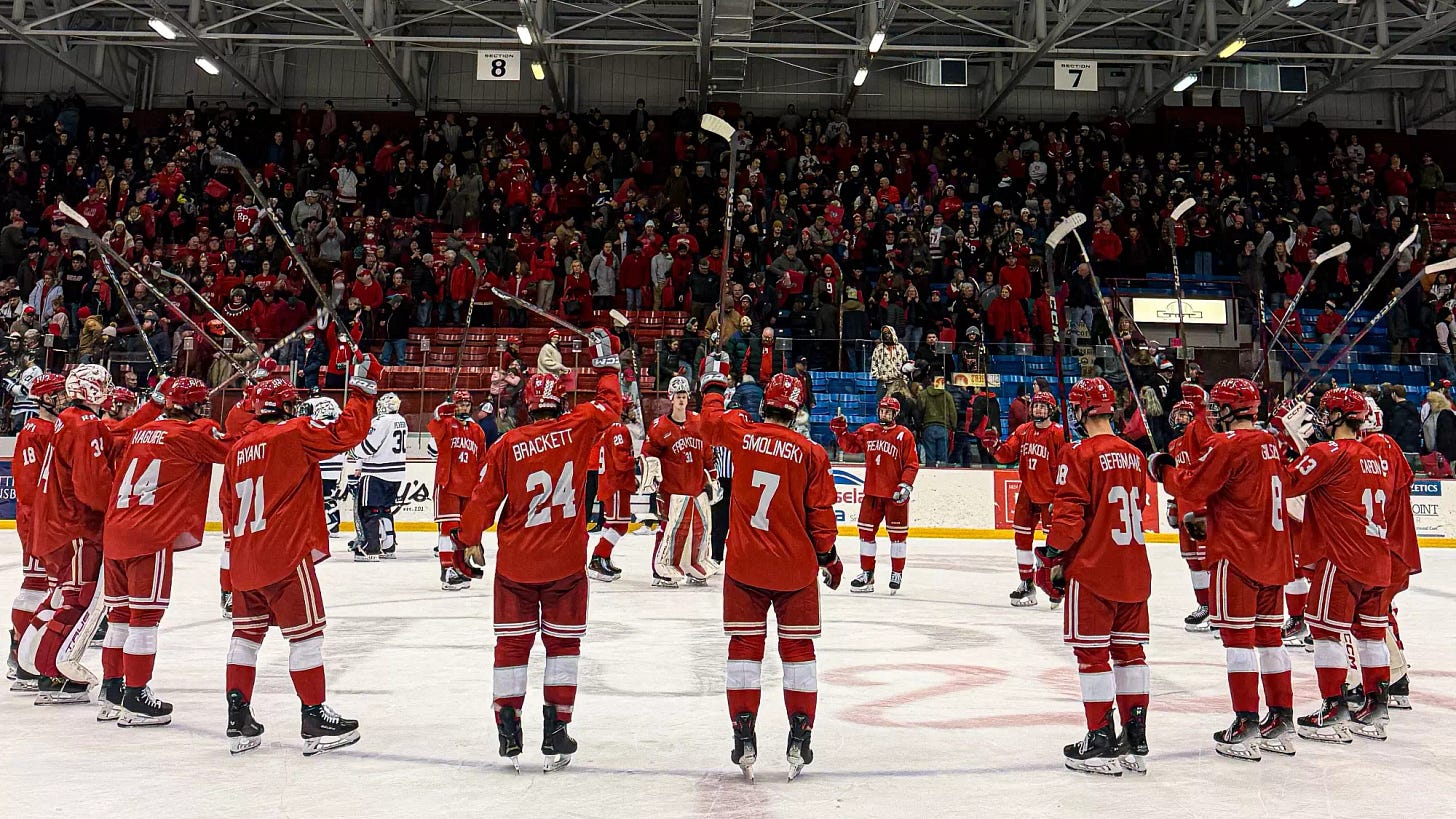 RPI Men’s Hockey in action versus Yale on February 1 2025 in Troy New York. RPI Men’s Hockey in action versus Yale on February 1 2025 in Troy New York.