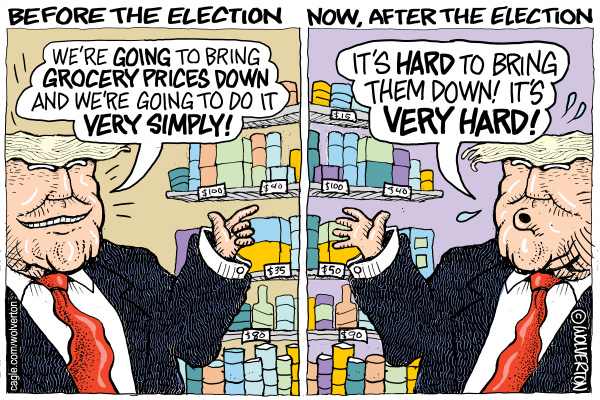 Trump Promises Lower Food Prices But Cant Deliver by Monte Wolverton