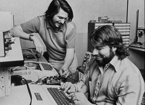 Steve Jobs and Steve Wozniak Steve Jobs and Steve Wozniak