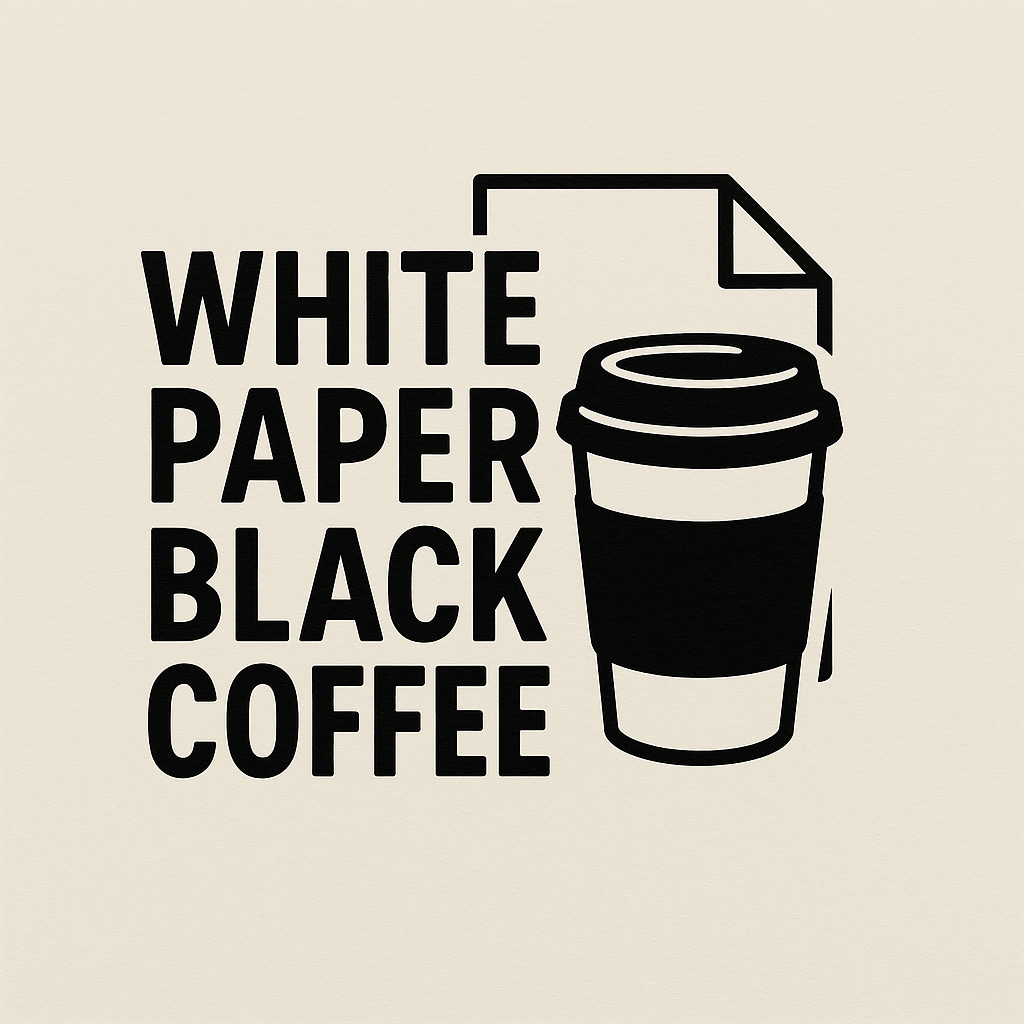 Artwork for White Paper Black Coffee