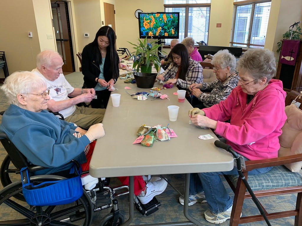 Volunteering at Nursing Home | Ann | Flickr