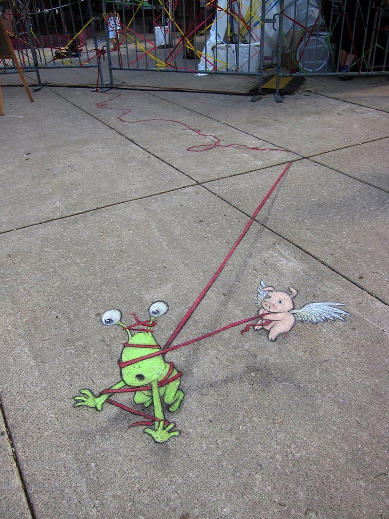 David Zinn Ann Arbor Street Artist - Business Insider
