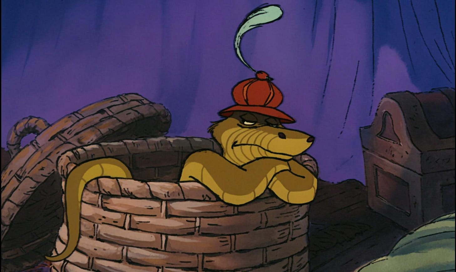 Sir Hiss from Disney's Robin Hood (1973) : r/TopCharacterDesigns