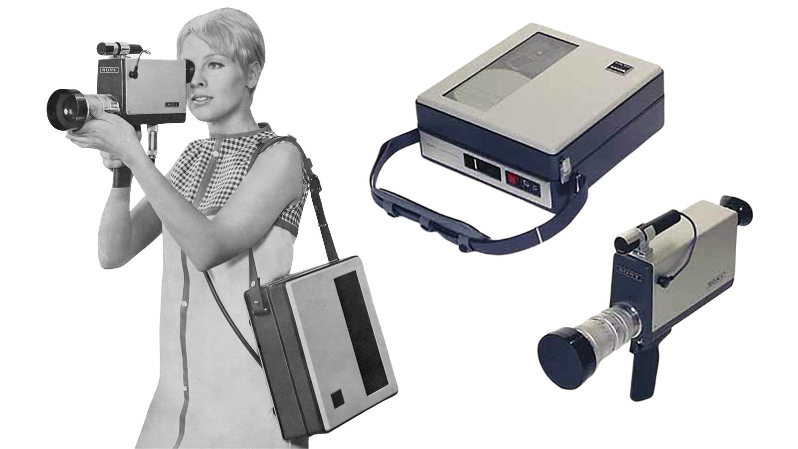 SONY カラービデオカメラ HVC-F1 昭和レトロ SONY TRINICON VIDEO CAMERA HVC-F1