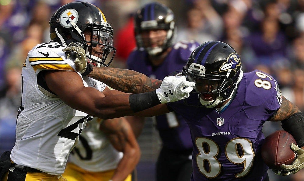 Steve Smith Sr. gets his shot at Mike Mitchell 2016 images Steve Smith Sr. gets his shot at Mike Mitchell 2016 images