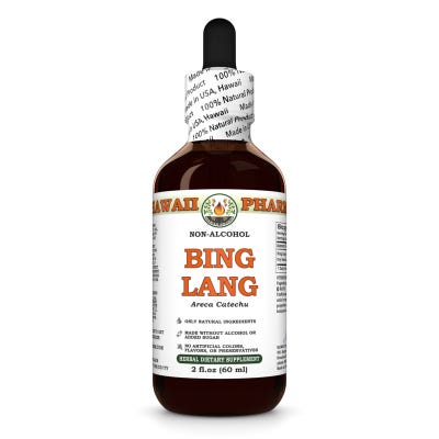 Bing Lang (Areca Catechu) Extract, Dried Seed ALCOHOL-FREE Liquid Extract