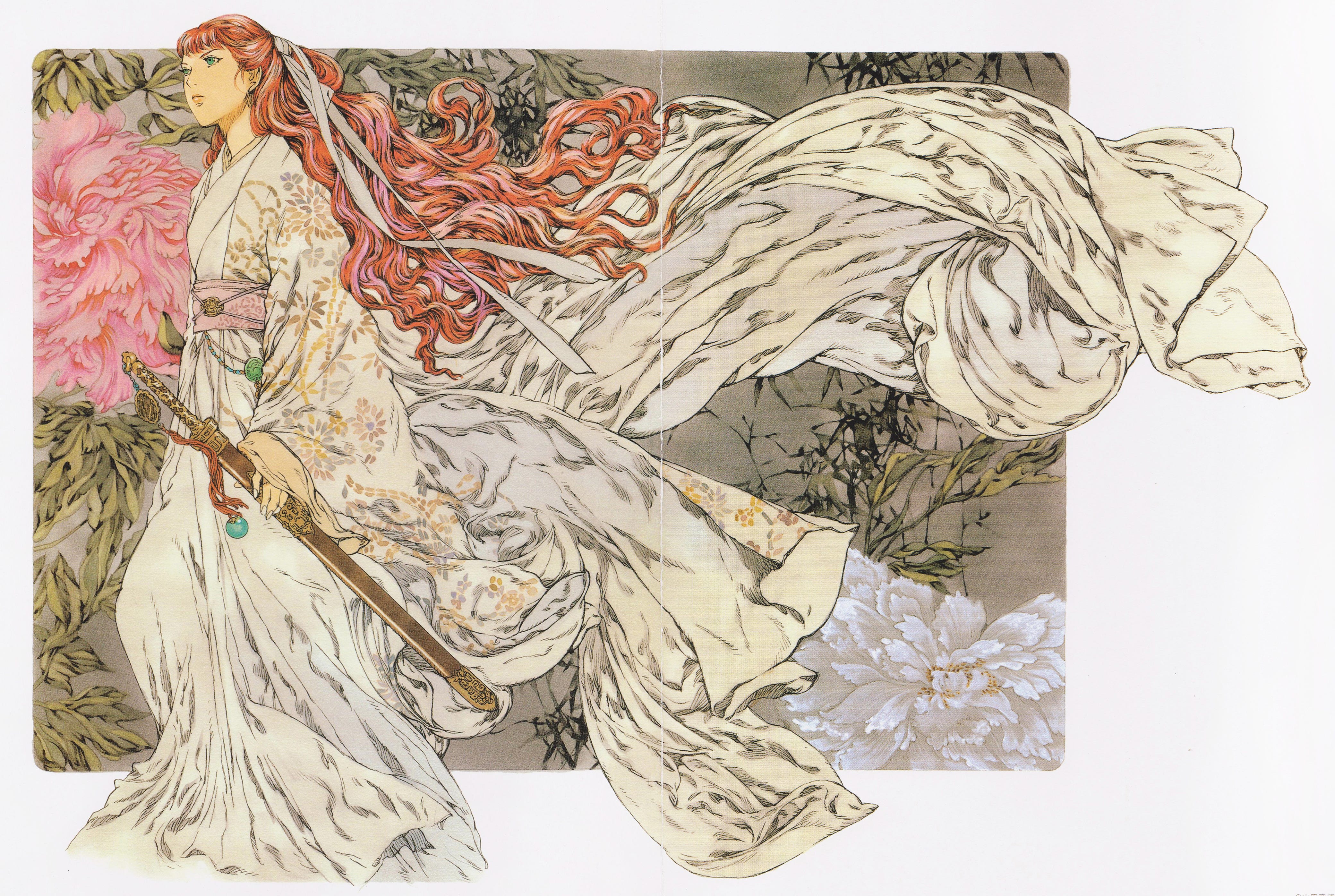 The art of Akihiro Yamada, a Black Rainbow over the Twelve Kingdoms
