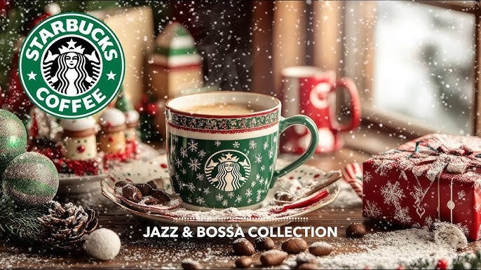 Best of Starbucks Christmas Music Collection ☕ Relaxing Coffee Jazz &  Positive Piano Music to Study