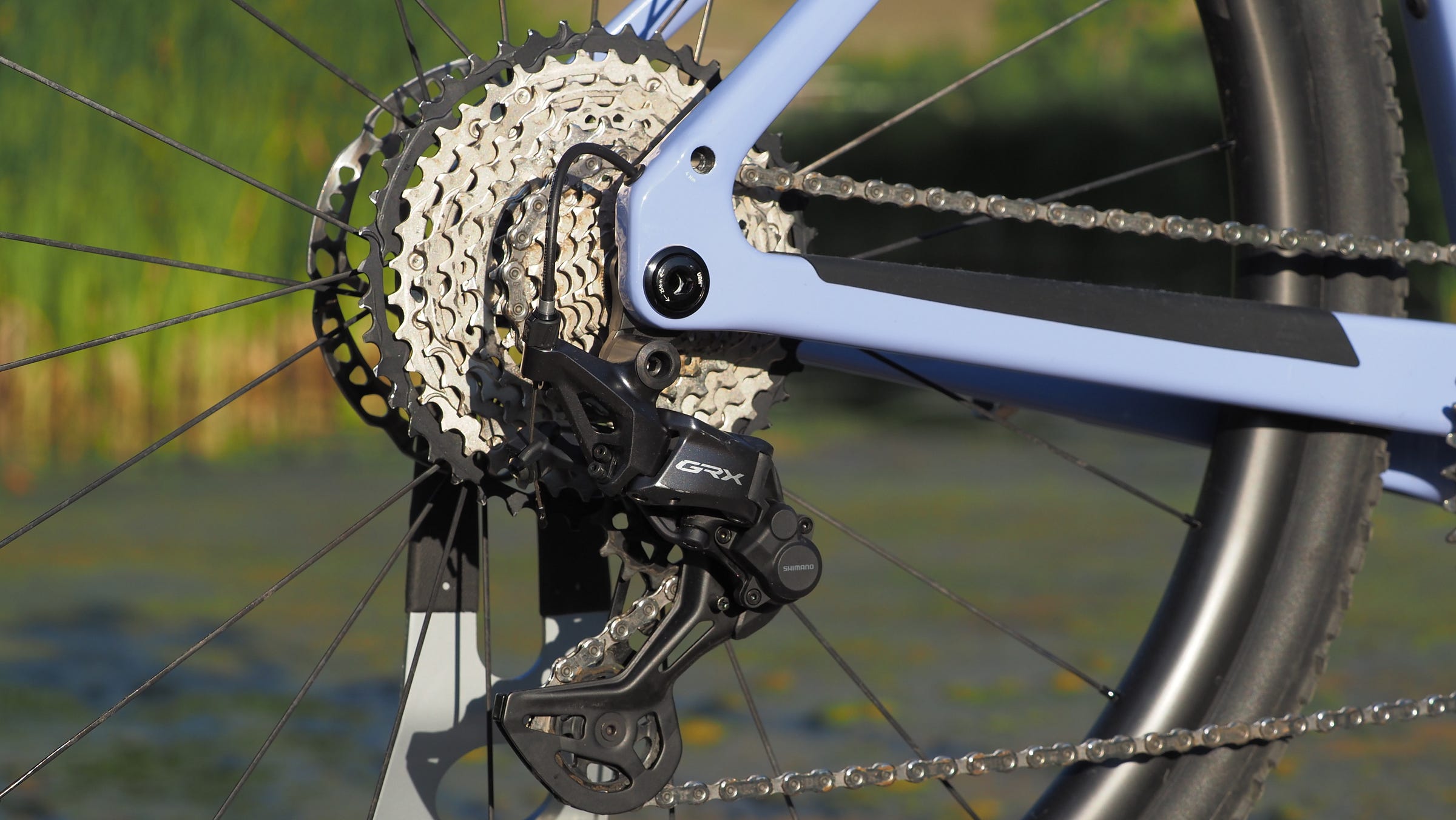 Shimano GRX rear derailleur and cassette