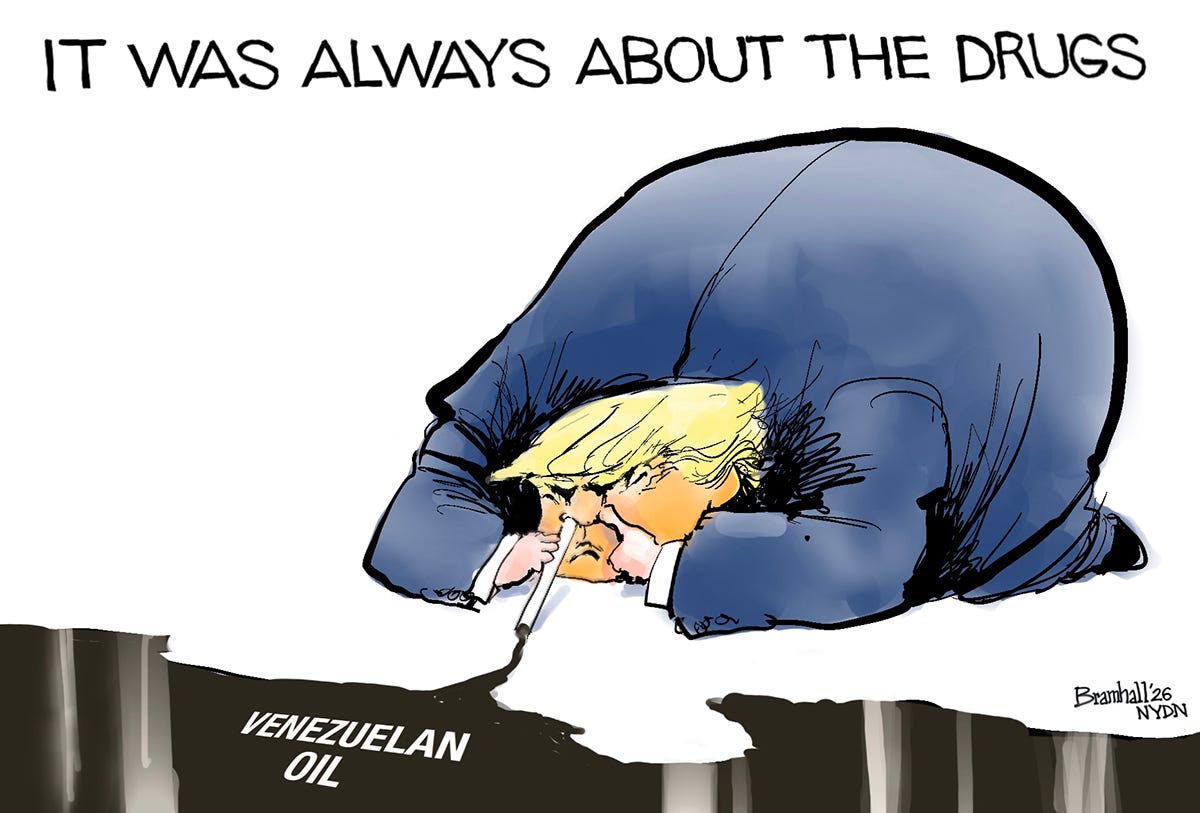 5 hilariously slippery cartoons about Trump's grab for Venezuelan oil | The  Week