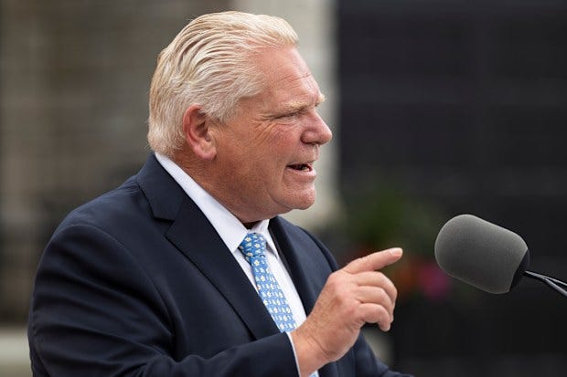 Trump's Canadian doppelgänger Doug Ford in war of words with the president | Nine.com.au Trump's Canadian doppelgänger Doug Ford in war of words with the president | Nine.com.au