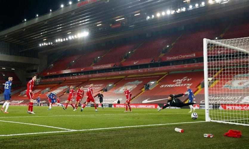 How did the absence of fans affect the Premier League? | Liverpool John  Moores University