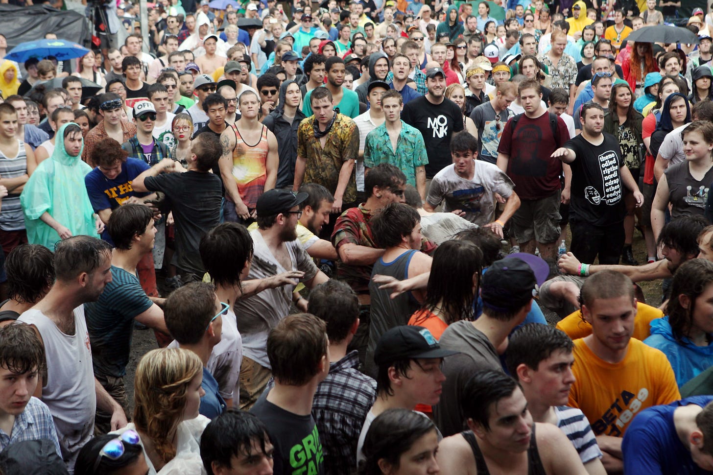 Mosh Pit Math: Physicists Analyze Rowdy Crowd : NPR