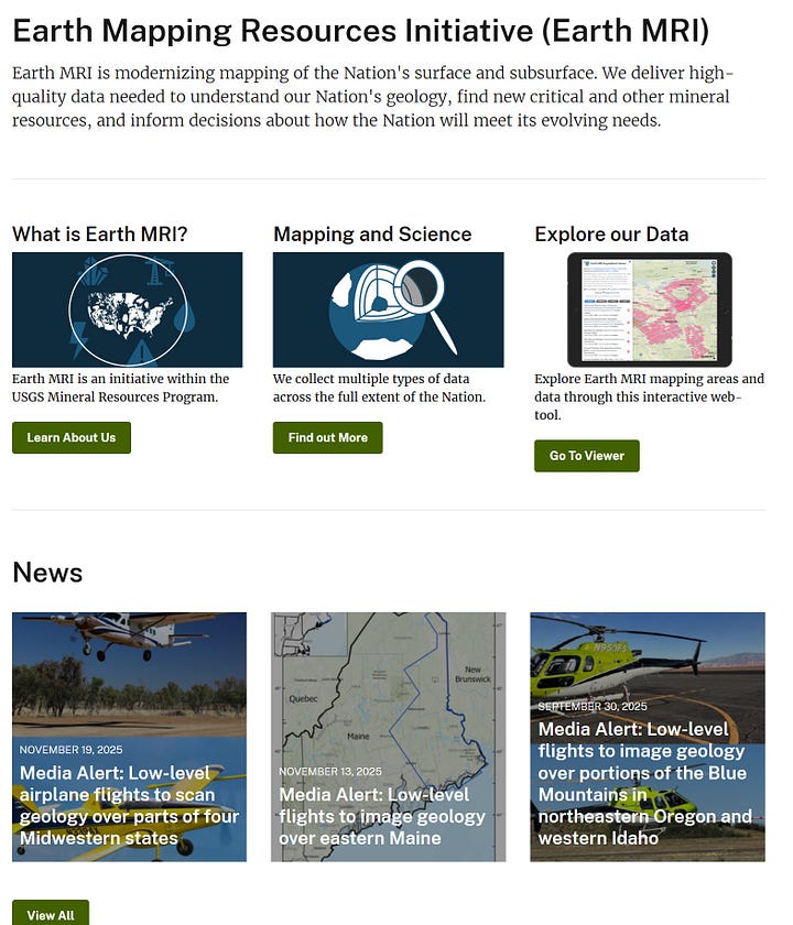 Earth MRI Acquisitions Viewer [#USGS] - EarthStuff