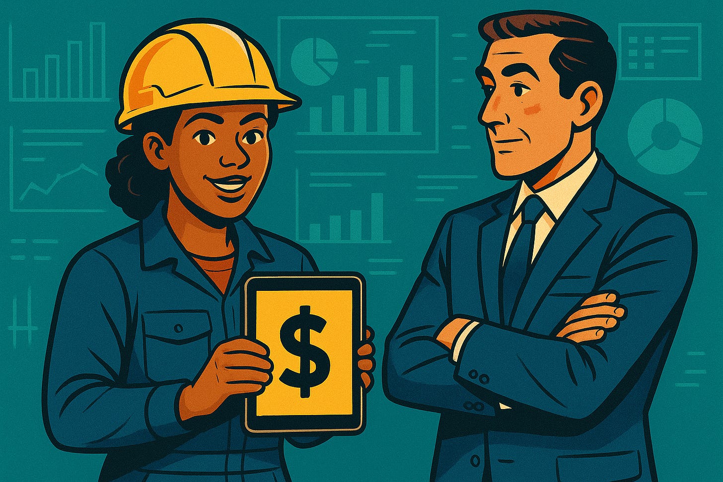 A data engineer who asks for money from their CEO. A data engineer who asks for money from their CEO.